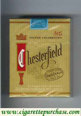 Chesterfield Originals 25 cigarettes filter